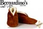 Bernardino Spaanse Sloffen Unisex cognac 100% Wol - Thumbnail 7