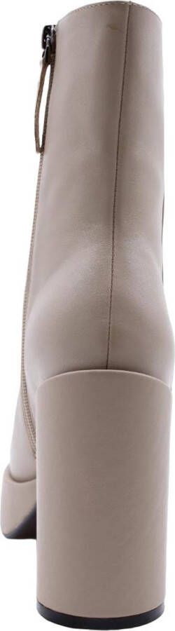 BiBi Lou 521p10vk Enkellaarsjes Enkelboots met rits Dames Taupe