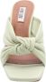 BiBi Lou Slippers Dames Sandalen Instappers Damesschoenen Leer Kitten heel 549Z10VK Mint - Thumbnail 9