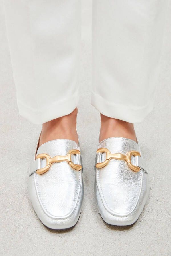 BiBi Lou 571z41vk Loafers Instappers Dames Zilver