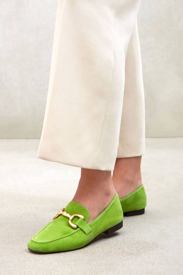 BiBi Lou Dames Instappers & Ballerina's Zagreb Pistacho Groen