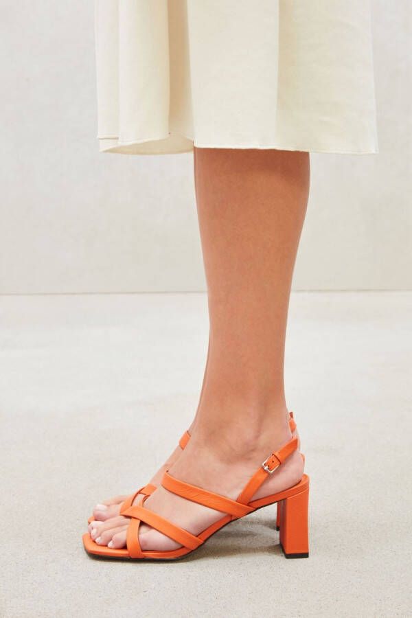 Bibi Lou Stijlvolle hoge hak sandalen voor vrouwen Orange Dames - Foto 7