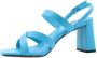 Bibi Lou Blauwe Sandaal met Vierkante Neus en Bandjes Blue Dames - Thumbnail 9