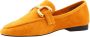 Bibi Lou Fluwelen Loafers Orange Dames - Thumbnail 2