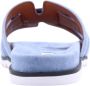 BiBi Lou Slippers Dames Sandalen Instappers Damesschoenen Leer Blokhak 760Z10VK Blauw - Thumbnail 10