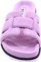 BiBi Lou Slippers Dames Sandalen Instappers Damesschoenen Leer Blokhak 760Z10VK Paars - Thumbnail 14