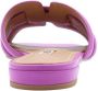 BiBi Lou Slippers Dames Sandalen Instappers Damesschoenen Leer Blokhak 760Z10VK Paars - Thumbnail 15