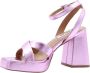 Bibi Lou Modieuze Hoge Hak Sandalen Roze Dames - Thumbnail 5