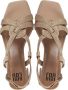 Bibi Lou Roségouden Hoge Hak Sandalen Beige Dames - Thumbnail 11