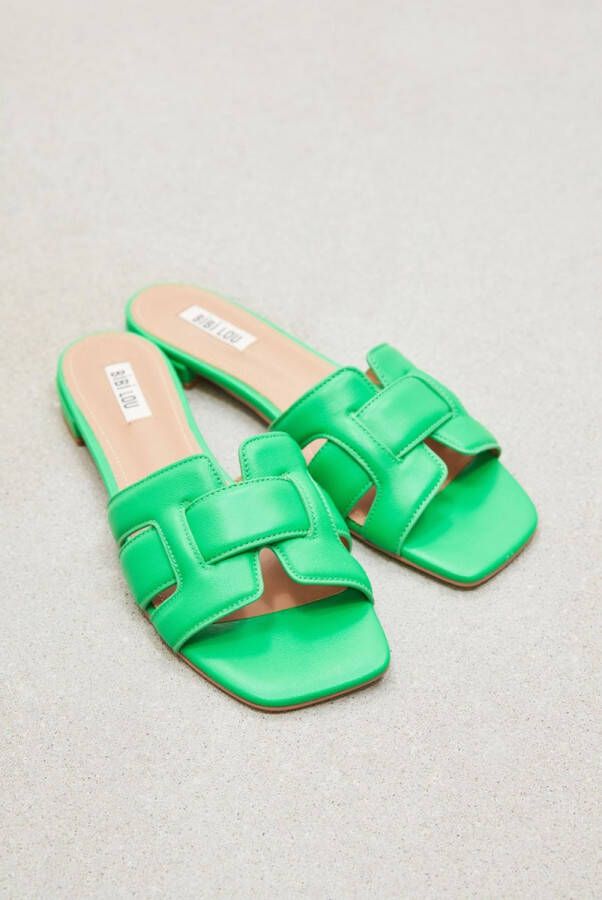 BiBi Lou Slippers Slides Dames 760Z10VK Groen