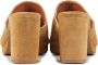 BiBi Lou Slippers Dames Sandalen Instappers Damesschoenen Suède Blokhak 620P30VK Cognac - Thumbnail 2