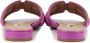BiBi Lou Slippers Dames Sandalen Instappers Damesschoenen Leer Blokhak 760Z10VK Paars - Thumbnail 11