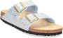 Birkenstock Arizona Dames Slippers Shiny Python Dusty Blue Narrow fit | Blauw | Microvezel - Thumbnail 15