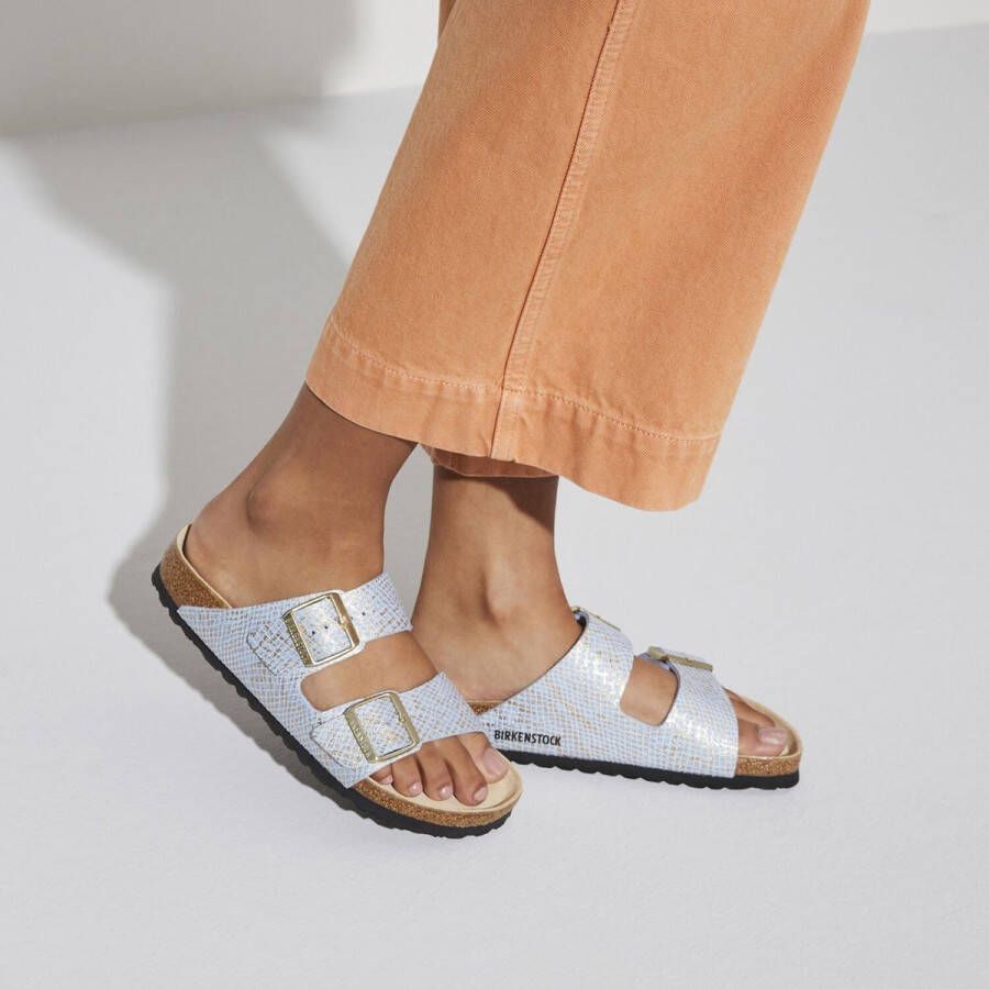 Birkenstock 1021463 Arizona MF Shiny Python Narrow Q1