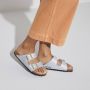 Birkenstock Arizona Dames Slippers Shiny Python Dusty Blue Narrow fit | Blauw | Microvezel - Thumbnail 9