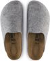 Birkenstock Amsterdam Light Gray narrow VEG Felt Wooly Home Unisex Pantoffels Lichtgrijs - Thumbnail 12