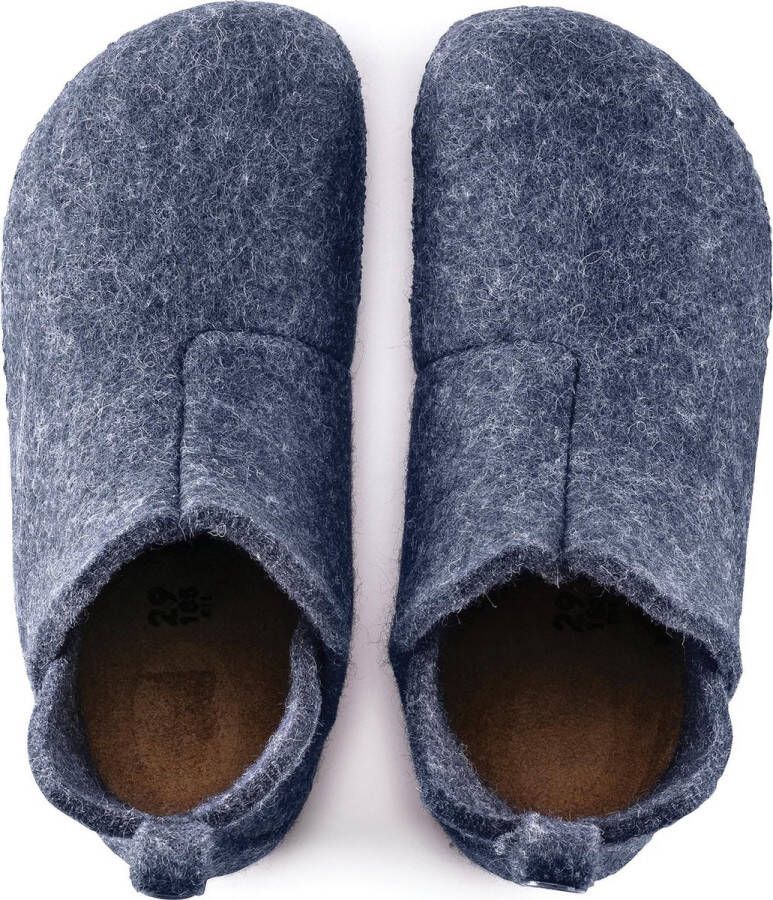 Birkenstock Andermatt Kids Standard WZ Narrow Unisex Sloffen Dark Blue - Foto 5