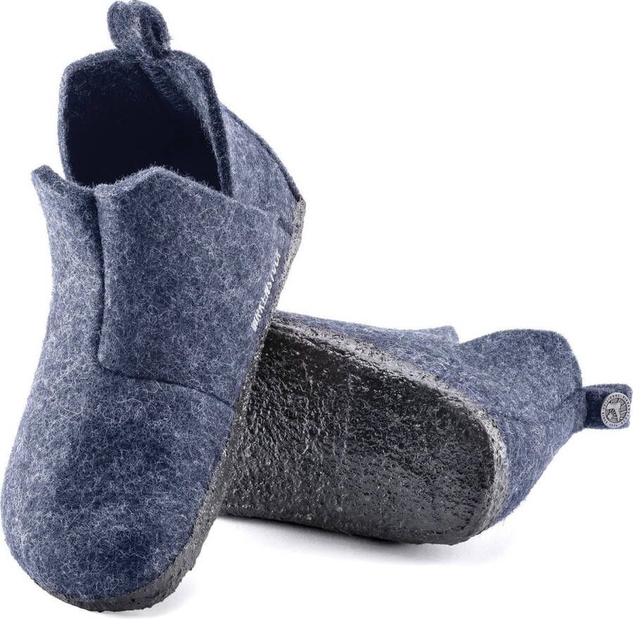 Birkenstock Andermatt Kids Standard WZ Narrow Unisex Sloffen Dark Blue - Foto 6