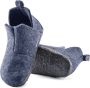 Birkenstock Andermatt Kids Standard WZ Narrow Unisex Sloffen Dark Blue - Thumbnail 6