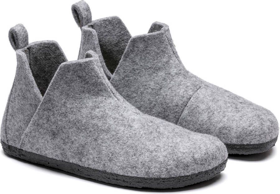 Birkenstock Andermatt pantoffels grijs narrow uni (1017516)