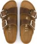 Birkenstock Arizona Big Buckle cognac vetleer regular sandalen dames (1011072) - Thumbnail 10