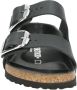Birkenstock Big Buckle zwart vetleer regular sandalen dames (1011074) - Thumbnail 7