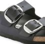 Birkenstock Big Buckle zwart vetleer regular sandalen dames (1011074) - Thumbnail 14