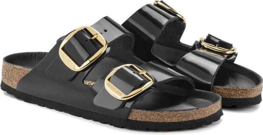 Birkenstock Arizona Big Buckle Regular Fit Slippers Zwart Unisex