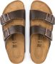 Birkenstock Klassieke Lederen Sandalen Brown Dames - Thumbnail 15