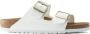 Birkenstock Arizona Grote Gesp Patent Witte Slippers Birko Flor Patent Streetwear - Thumbnail 29