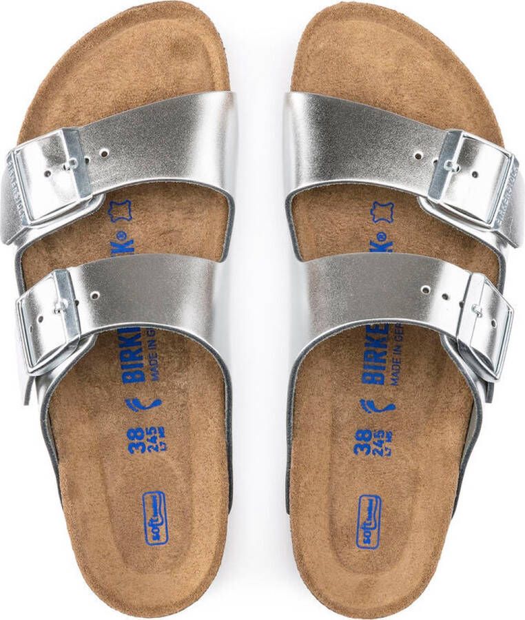 Birkenstock Arizona BS dames sandaal zilver