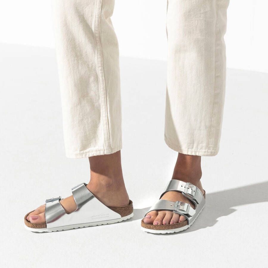 Birkenstock Arizona BS dames sandaal zilver