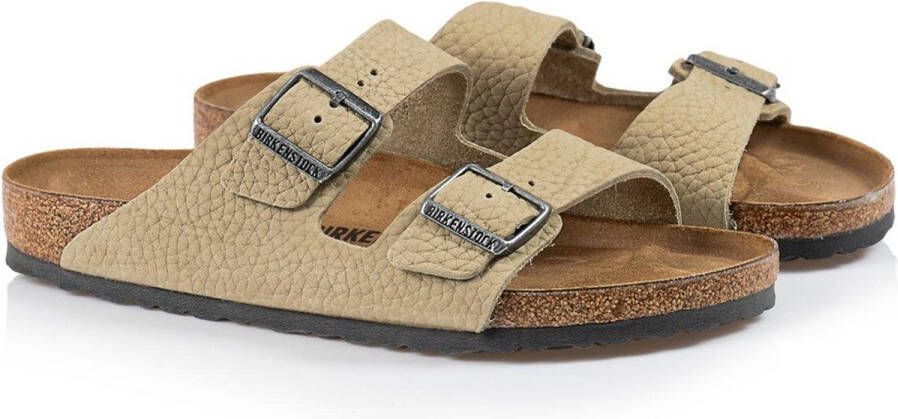 Birkenstock Arizona BS heren sandaal beige - Foto 4