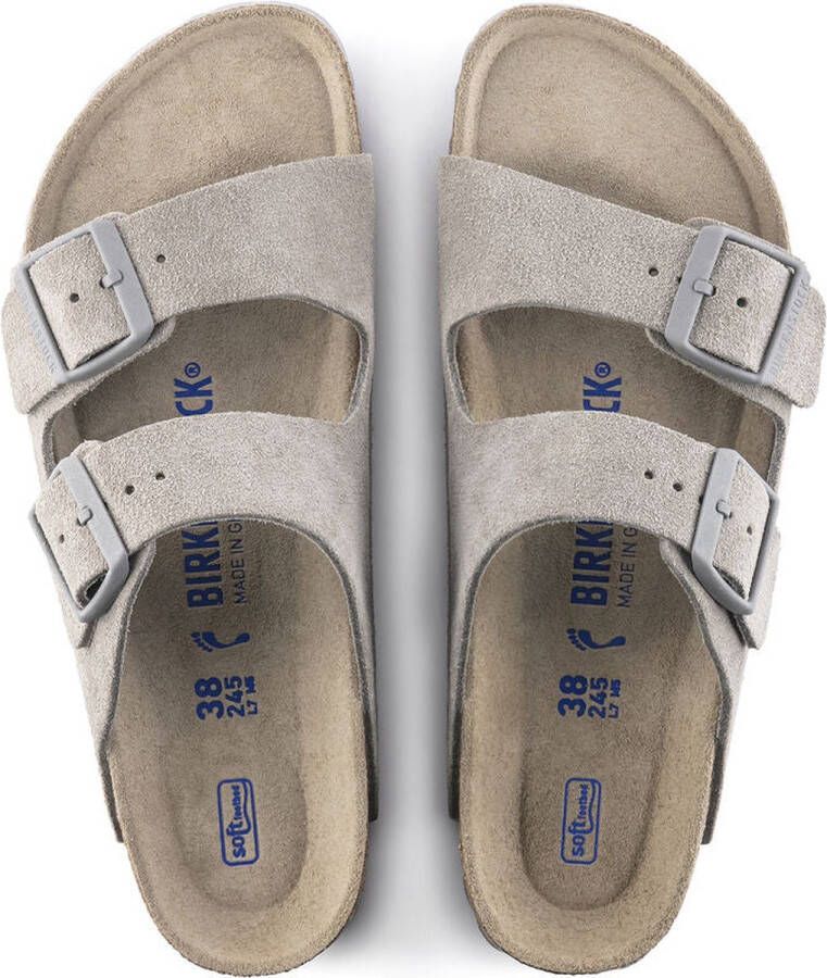 Birkenstock Arizona BS heren sandaal grijs