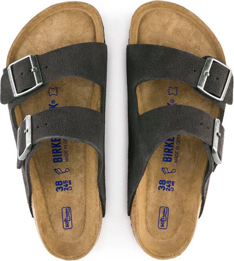 Birkenstock Arizona BS heren sandaal grijs