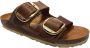 Birkenstock ssandalen Arizona Big Buckle Natural Leather Oiled Etroit Bruin - Thumbnail 14