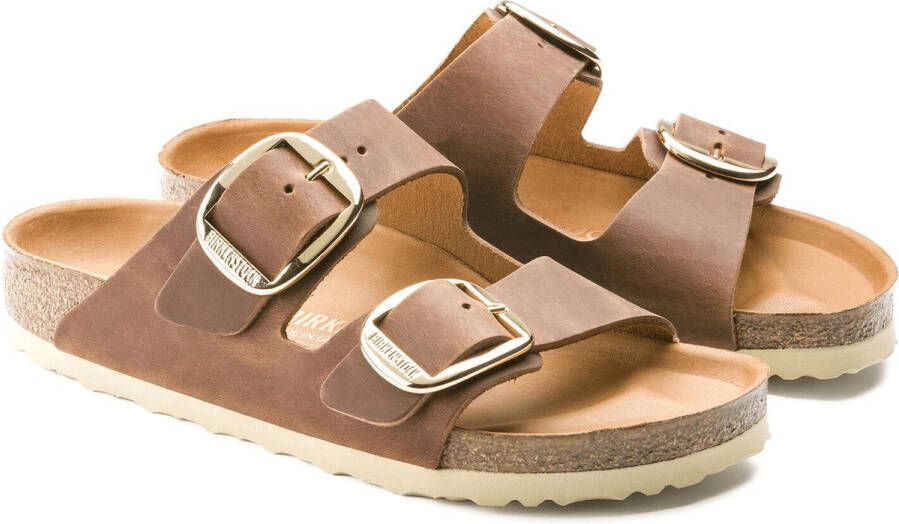 Birkenstock Arizona Dames Slippers Cognac Regular-fit