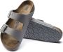 Birkenstock Arizona Dames Slippers Dove Gray Narrow fit | Grijs | Nubuck - Thumbnail 6