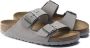 Birkenstock Arizona Dames Slippers Dove Gray Narrow fit | Grijs | Nubuck - Thumbnail 7