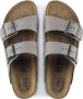 Birkenstock Arizona Dames Slippers Dove Gray Narrow fit | Grijs | Nubuck - Thumbnail 9