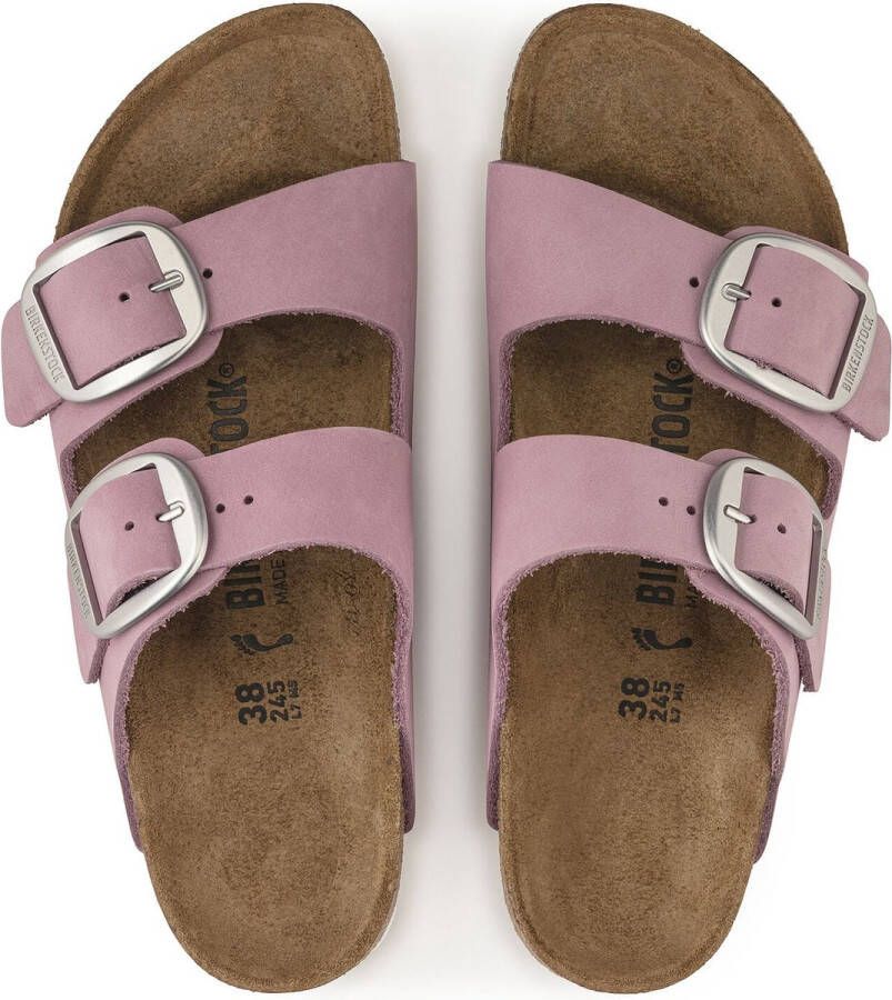 Birkenstock Arizona Dames Slippers Orchid Narrow-fit Roze Nubuck