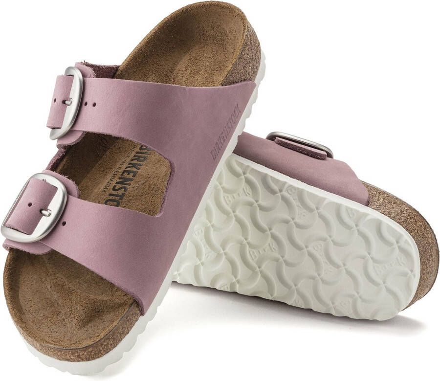 Birkenstock Arizona Dames Slippers Orchid Narrow-fit Roze Nubuck