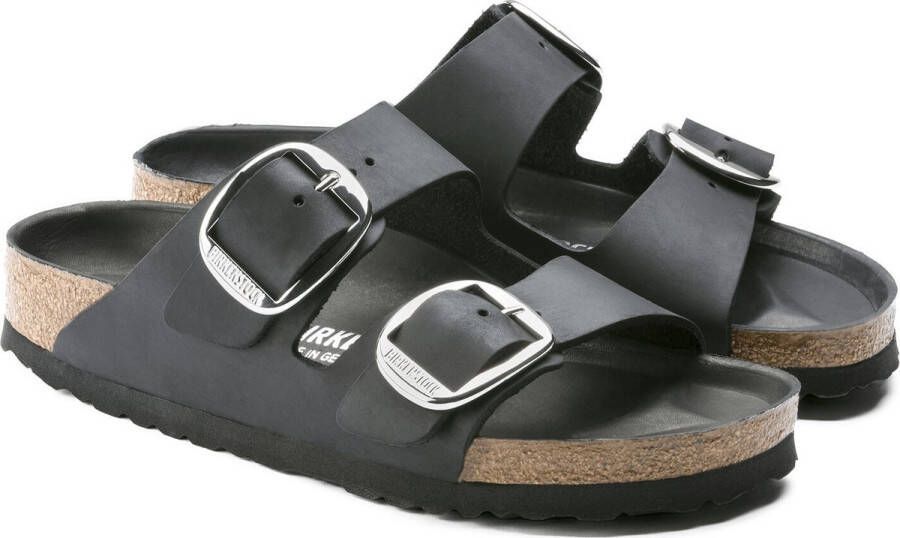 Birkenstock Damessandalen Arizona Big Buckle Natural Leather Oiled Etroit Zwart Dames - Foto 10