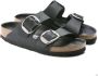 Birkenstock Damessandalen Arizona Big Buckle Natural Leather Oiled Etroit Zwart Dames - Thumbnail 12