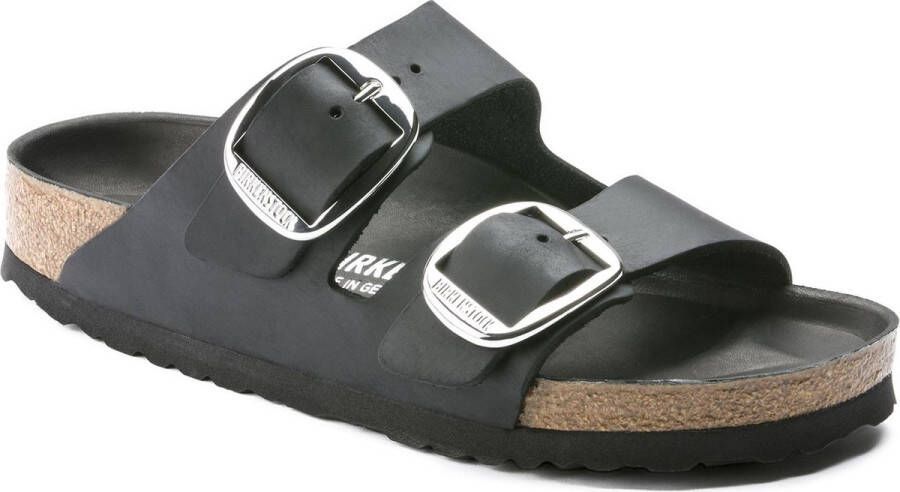 Birkenstock Damessandalen Arizona Big Buckle Natural Leather Oiled Etroit Zwart Dames - Foto 14