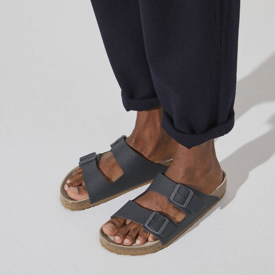 Birkenstock Arizona Heren Slippers Desert Soil Midnight Narrow-fit Blauw Imitatieleer