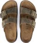 Birkenstock Arizona Heren Slippers Faded Khaki Regular fit | Groen | Nubuck - Thumbnail 8