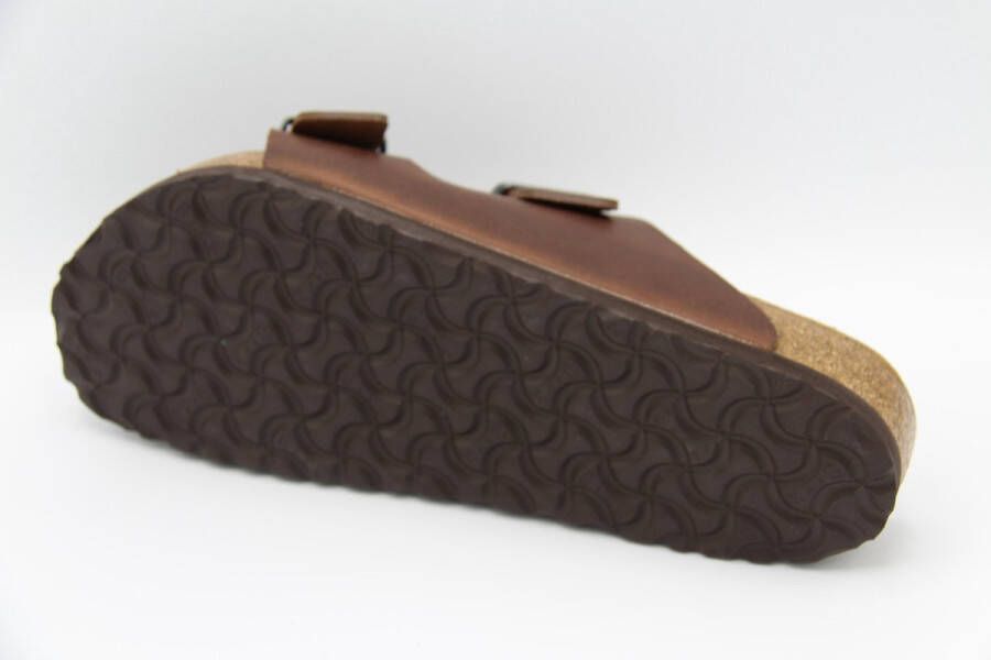 Birkenstock Arizona Heren Slippers Vintage Wood Roast Regular-fit Bruin Leer