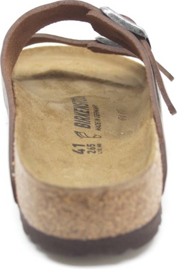 Birkenstock Arizona Heren Slippers Vintage Wood Roast Regular-fit Bruin Leer