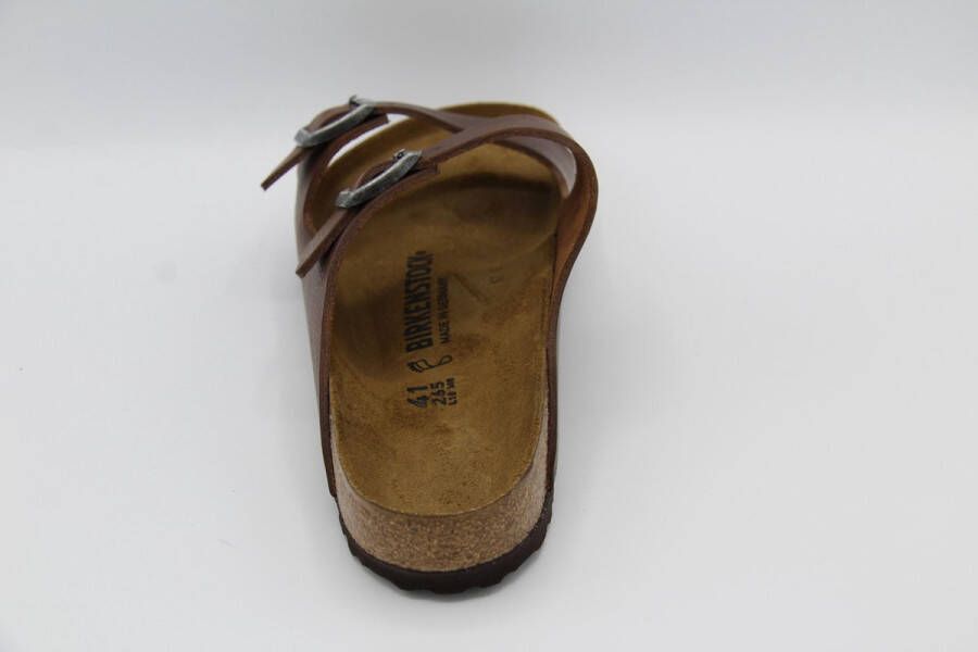 Birkenstock Arizona Heren Slippers Vintage Wood Roast Regular-fit Bruin Leer
